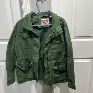Green Levi’s army jacket